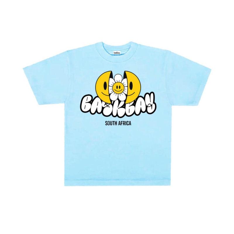 SMILEY PRINT OVERSIZED T-SHIRT