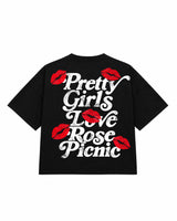 PRETTY GIRLS LOVE ROSE PICNIC OVERSIZED SHIRT