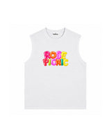 ROSE PICNIC ICE CREAM PRINT VEST