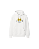 SMILEY PRINT HOODED SWEATER